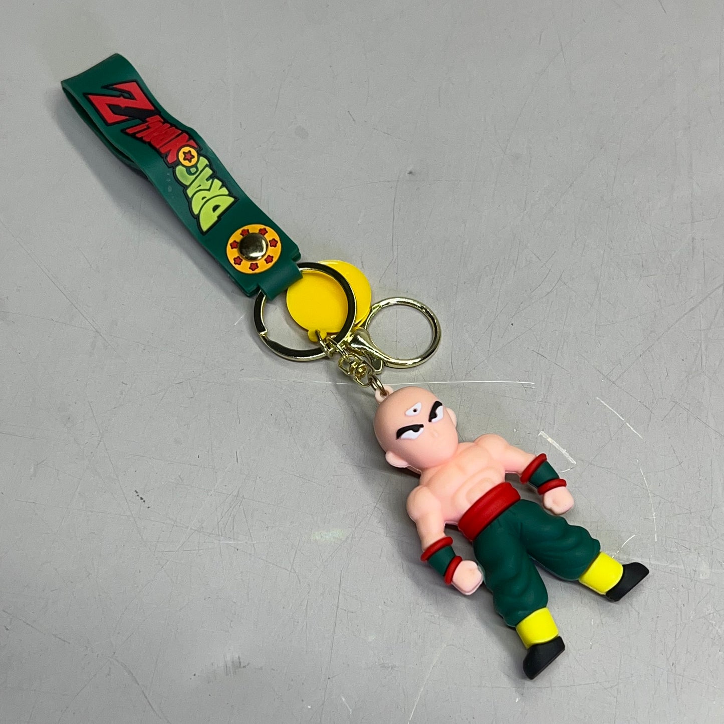 DRAGON BALL Z  (12 PACK) Assorted Anime Characters Keychain w/ Wrist Band 9"