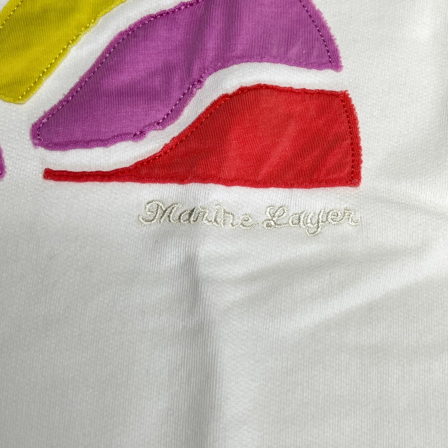 CLOUD 9 Terry Sweatshirt California Inspired  Women's Sz S Antique White