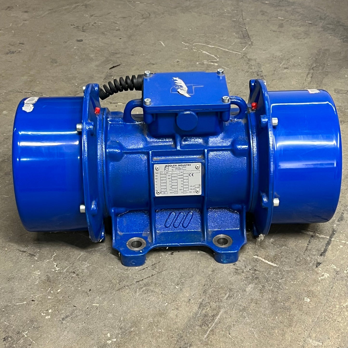 KOOLEN INDUSTRY ELSTO Cast Iron Vibrator Motors KBCVV-165-6 BLUE