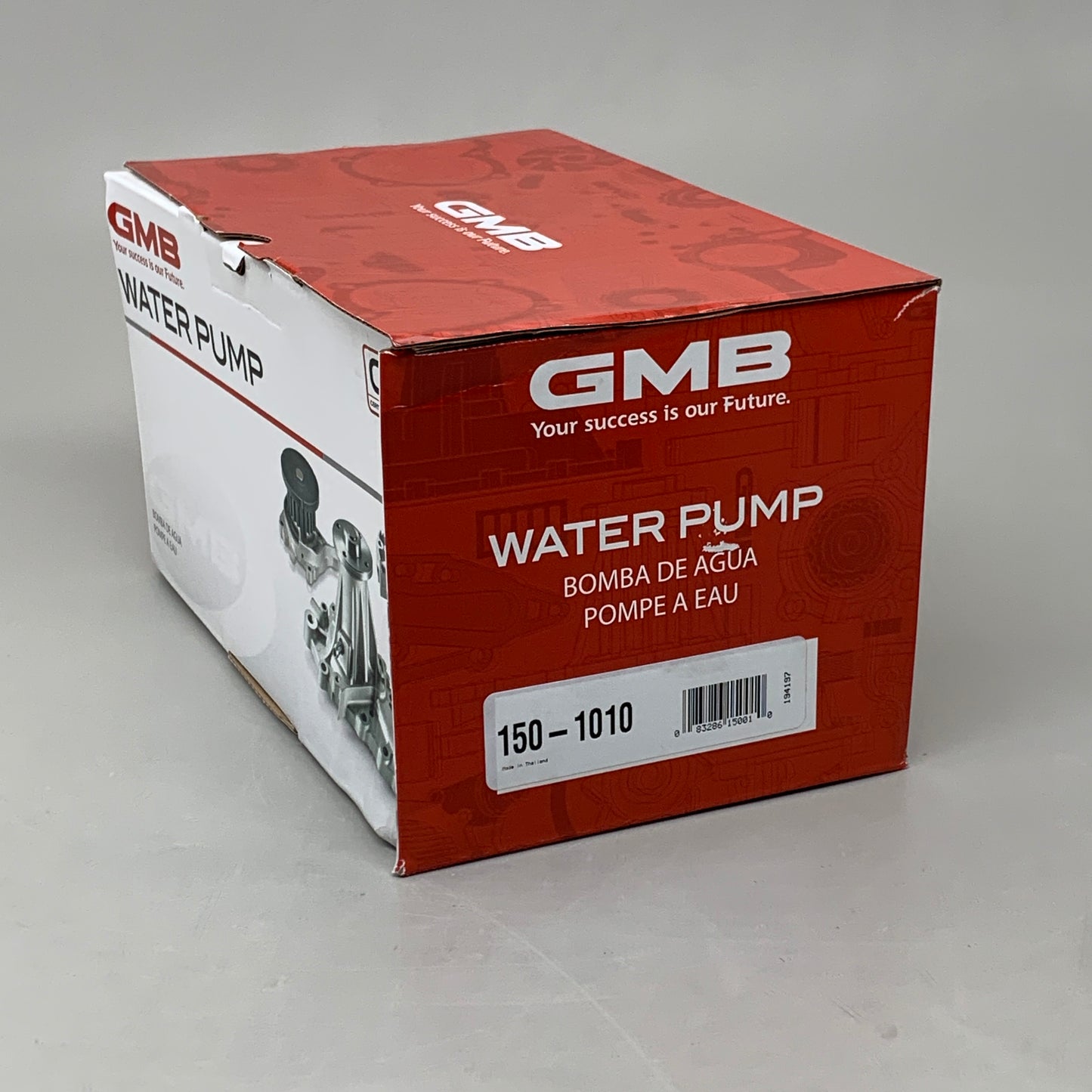 GMB Engine Water Pump for Nissan Vehicles 194197 150-1010