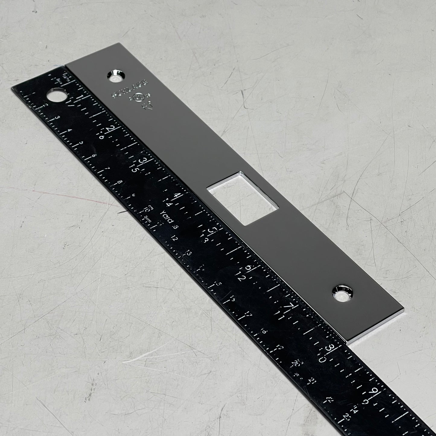 SCHLAGE Armor Front L Series 1-1/16" Wide Allegion Satin Chrome 09-668 626