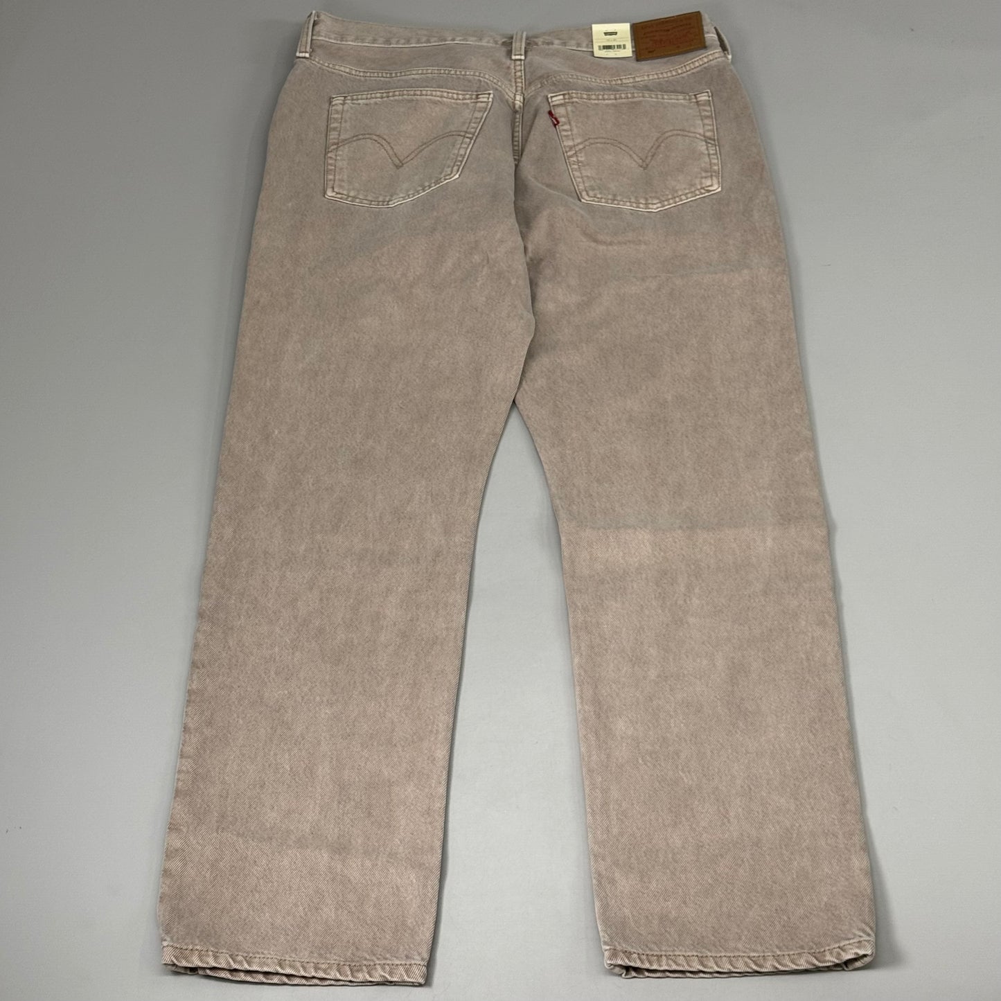 LEVIS 501 Original High Rise Straight Leg Jeans Women's Sz 32x30 Tan 125010525