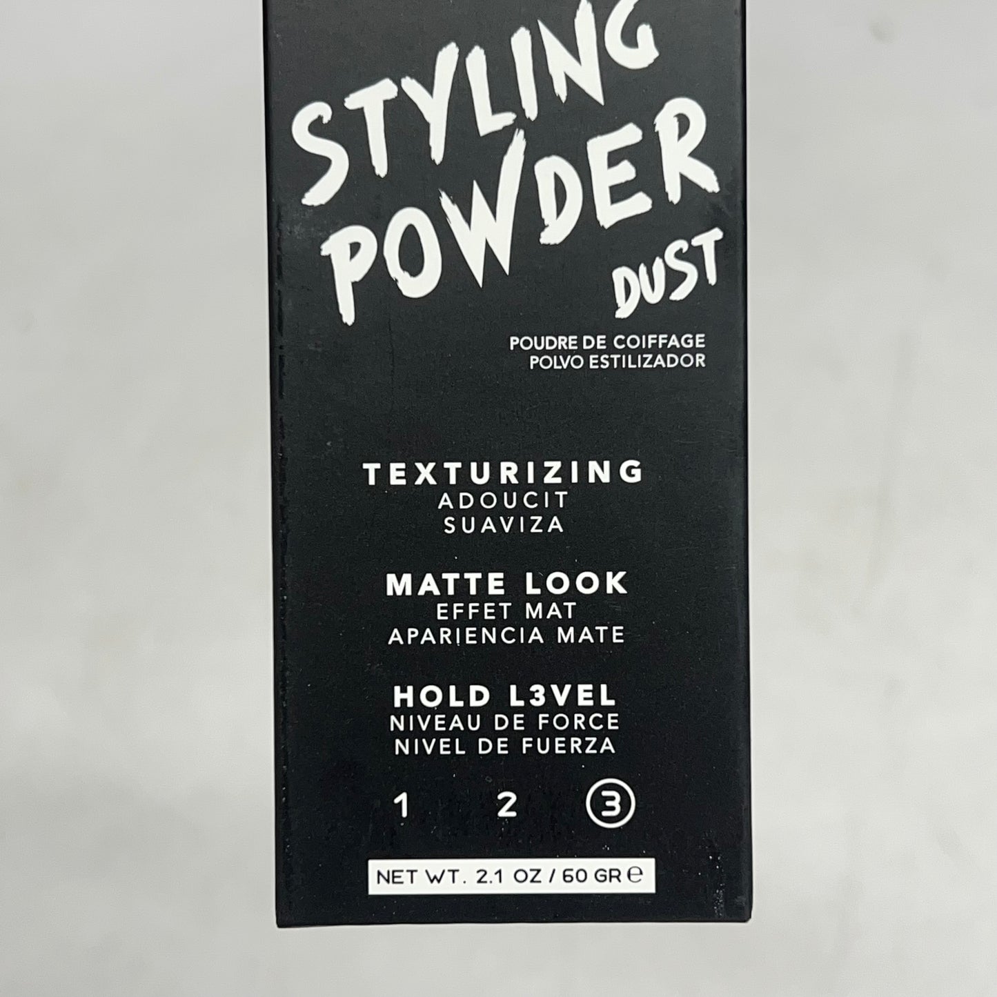 LEVEL B  (2 PACK) Styling Powder Dust Texturizing Matte Look 2.1 oz BB 09/28