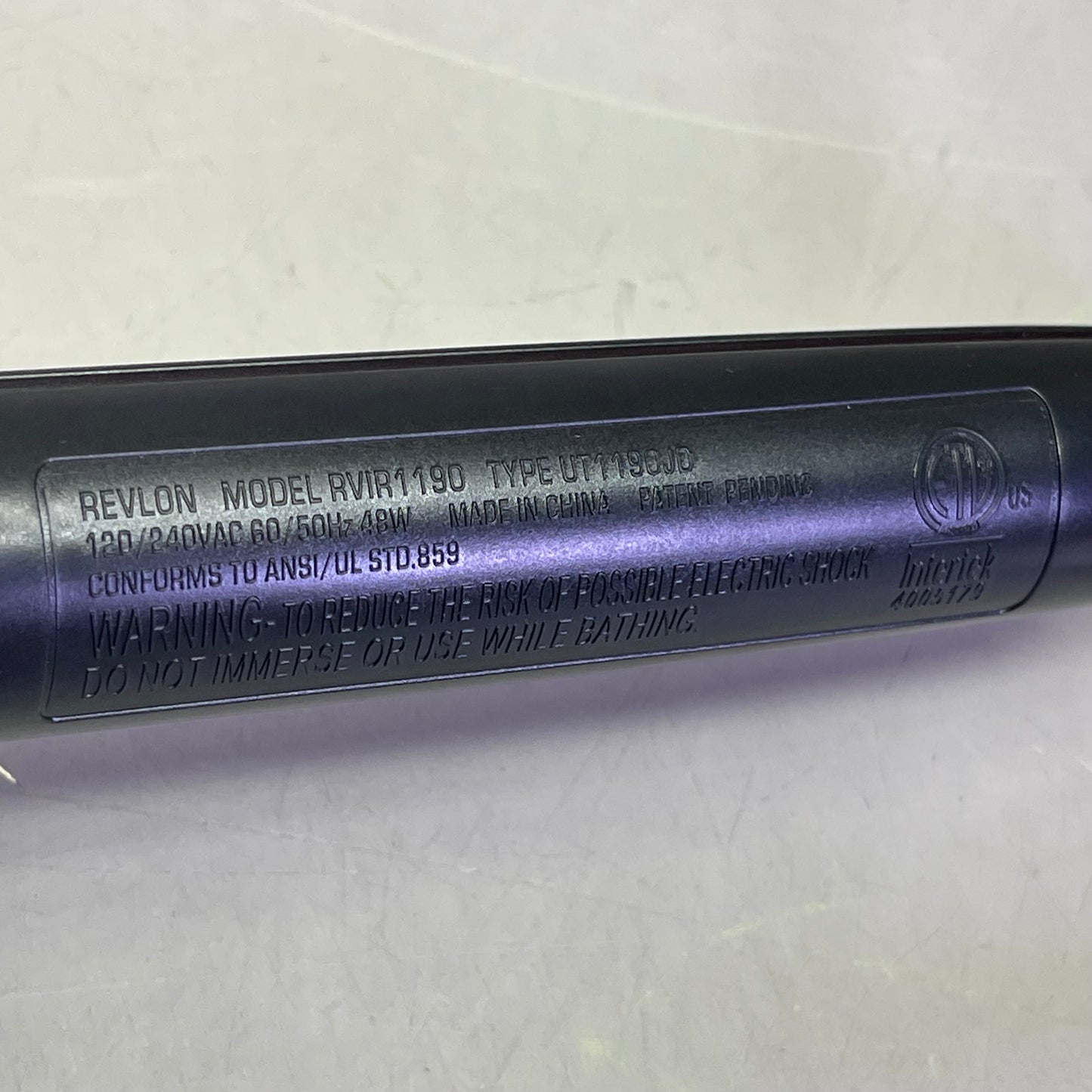 REVLON Coconut Smoothstay Oil-Infused Curling Iron Shiny, Smooth Curls 1" Black RVIR1190