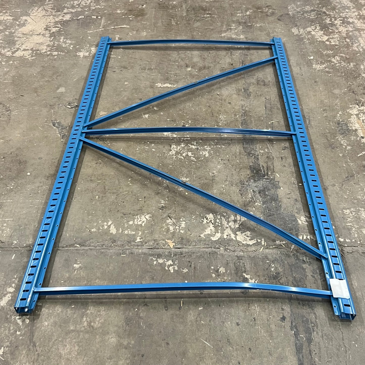 HALLOWELL Metal Shelving Frame Blue 73"x78"x48" Blue