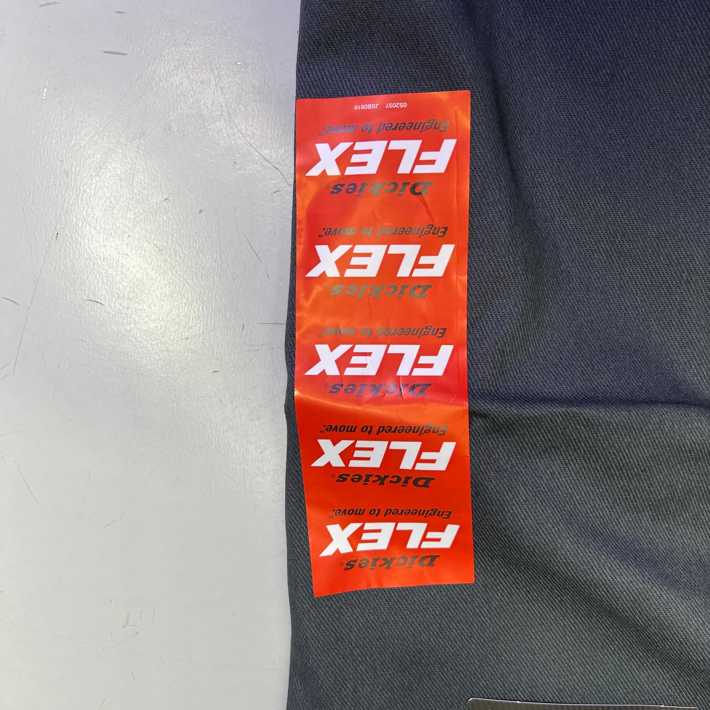 DICKIES Durable Flex Fabric Slim Fit Work Pants Men's Sz 32x32 Charcoal 873FCH