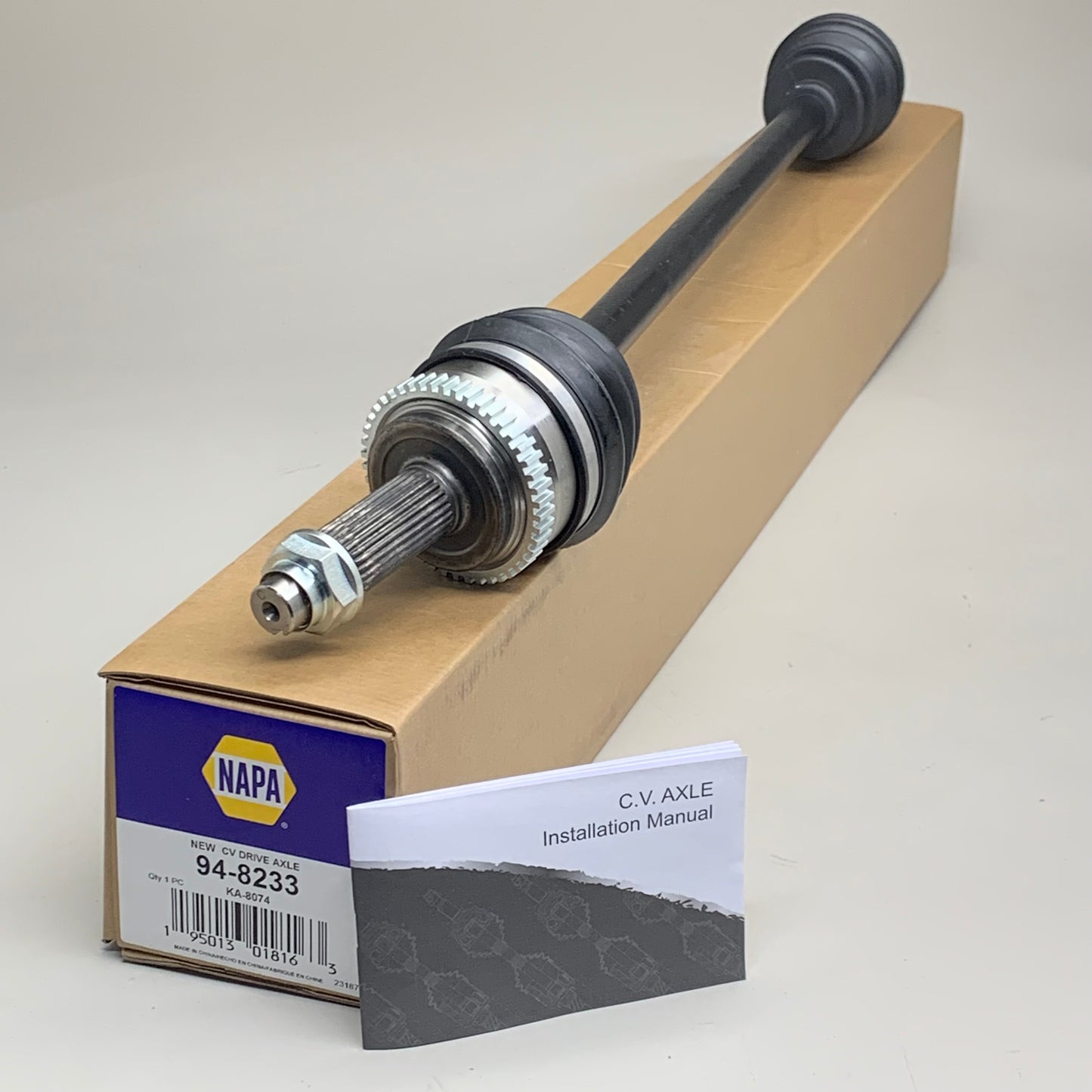 NAPA Premium CV Drive Axle Grooved 27 Spline 37.44" for Hyundai & Kia 94-8233