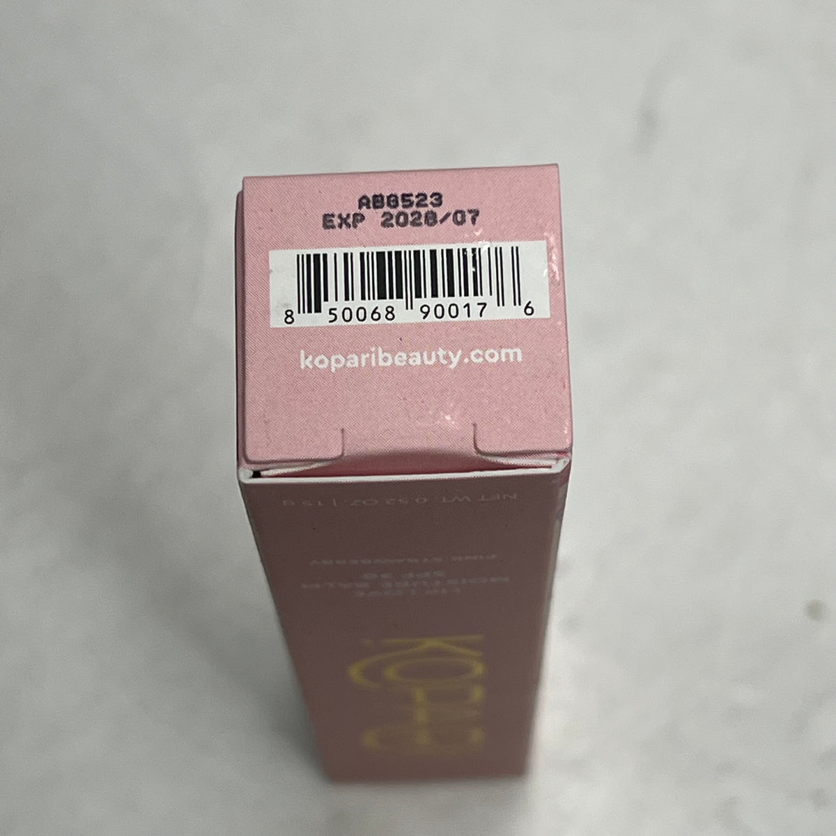 KOPARI  Lip Love Moisture Balm Spf30 Moisture & Smoothing 0.52oz Strawberry Pink