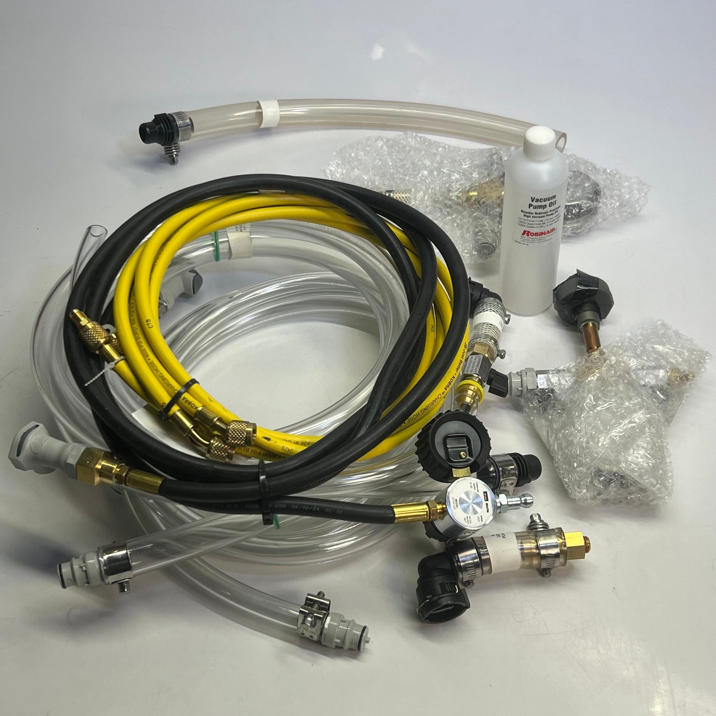 ROBINAIR 2 Stage Vacuum Pump 120V - 60Hz - 1/2HP + Fill Kit 25L, 15500