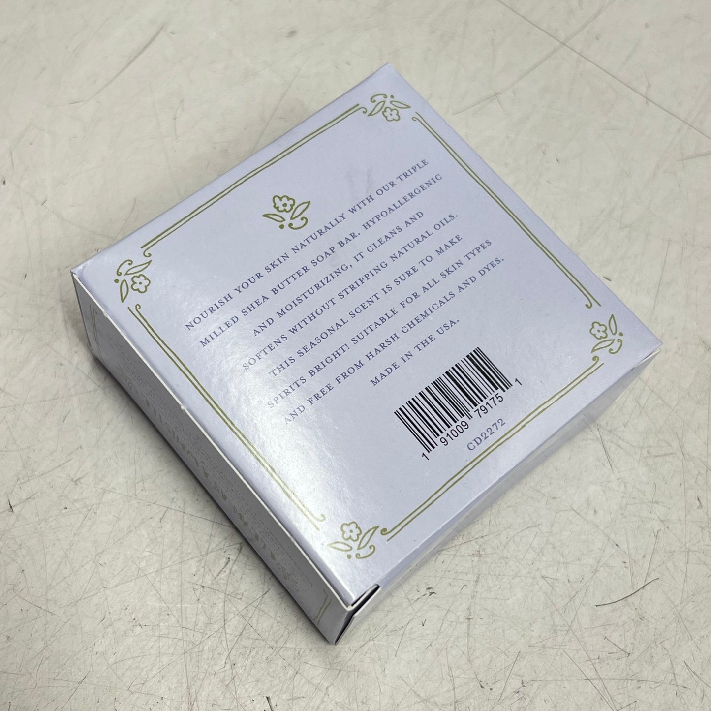 CREATIVE CO OP  (2 PACK) Lemon Verbena Heart Bar Soap W/ Olive Oil & Shea Butter