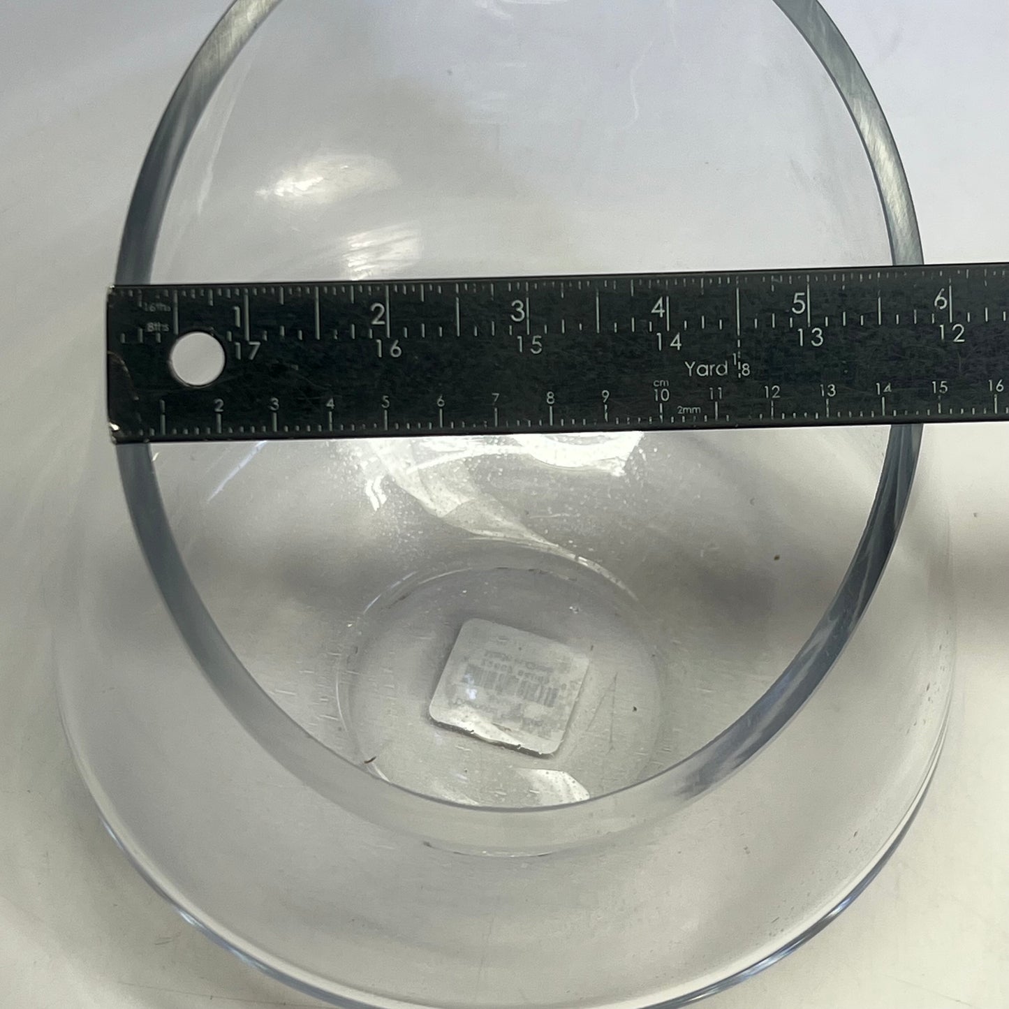 TERRAIN Cylindrical Handblown Glass Candle Holder Sz 8"H x 5.8"W 101556728