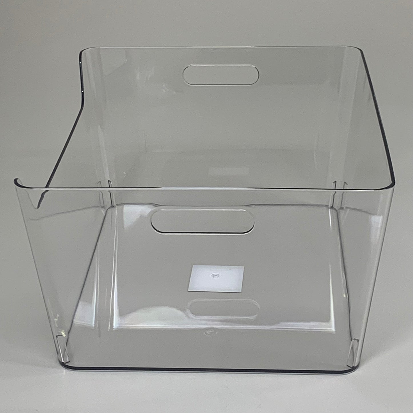 ZA@ SIMPLY TIDY (2 PACK) Storage Bin w/ Handles Premium Quality Plastic 13" x 9.5" x 5.5" Clear 738064