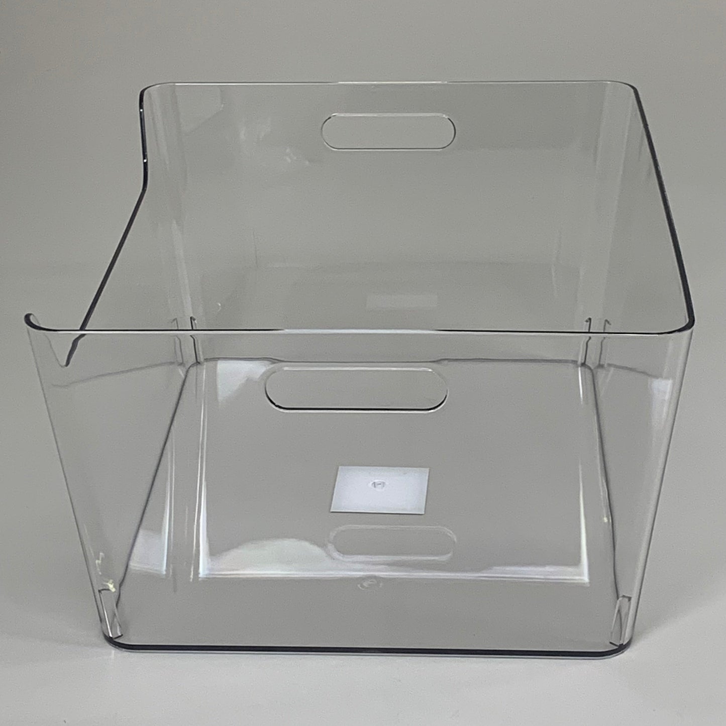 ZA@ SIMPLY TIDY (2 PACK) Storage Bin w/ Handles Premium Quality Plastic 13" x 9.5" x 5.5" Clear 738064 B