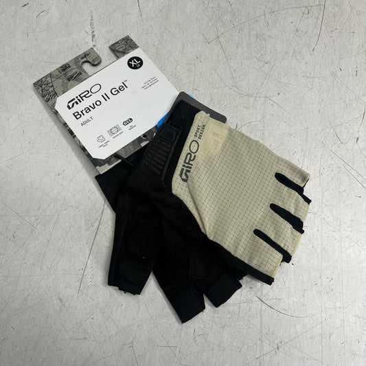 GIRO Bravo Ii Gel Cycling Gloves for Daily Riding  Men's Sz XL Stone 7200641