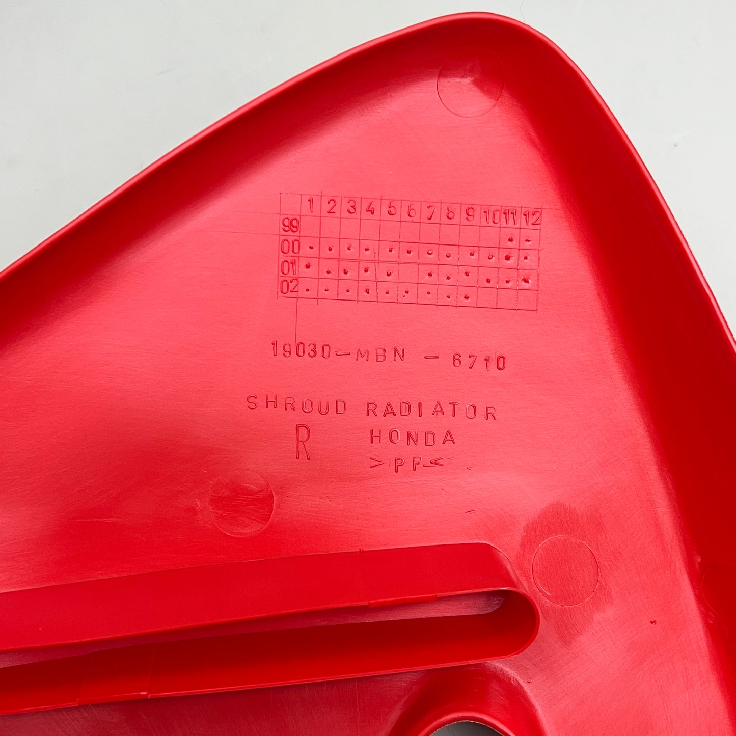 HONDA Shroud Set R. Radiator Genuine OEM For XR650R 2007 19071-MBN-A30ZA