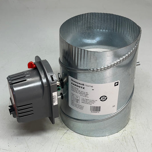 HONEYWELL Steel TrueZONE Motorized Fresh Air Damper 6" 24V Chrome EARD6TZ