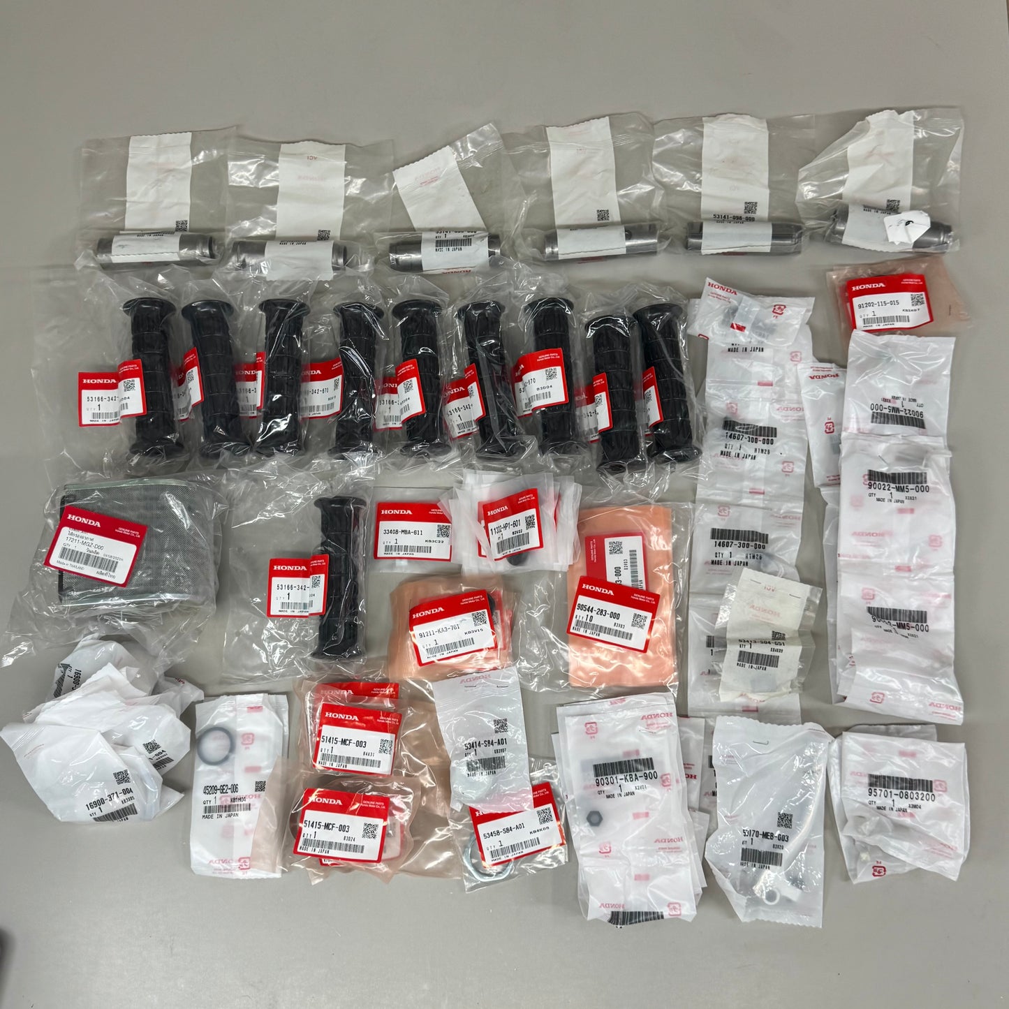 HONDA (103 PACK) Assorted Motorcycle Parts Genuine OEM