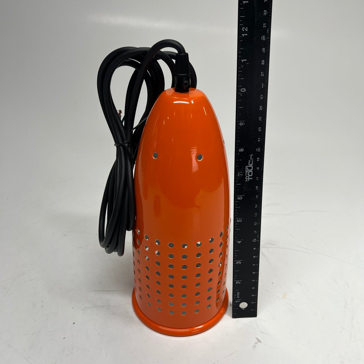 HI-LITE (2 PACK) Dunkin Donuts Hanging Lamp Pendant Fixture 10"x4.5" Orange