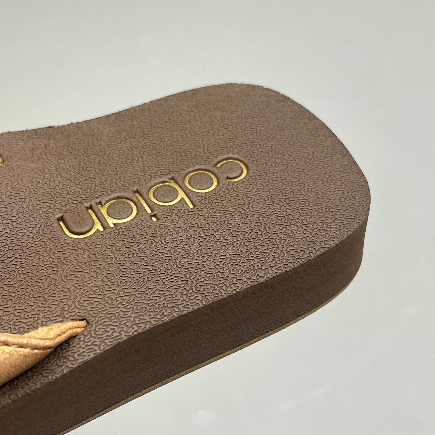 COBIAN Skinny Bounce Comfortable Synthetic Strap Women's Sz 6 Tan SKI25-230-06