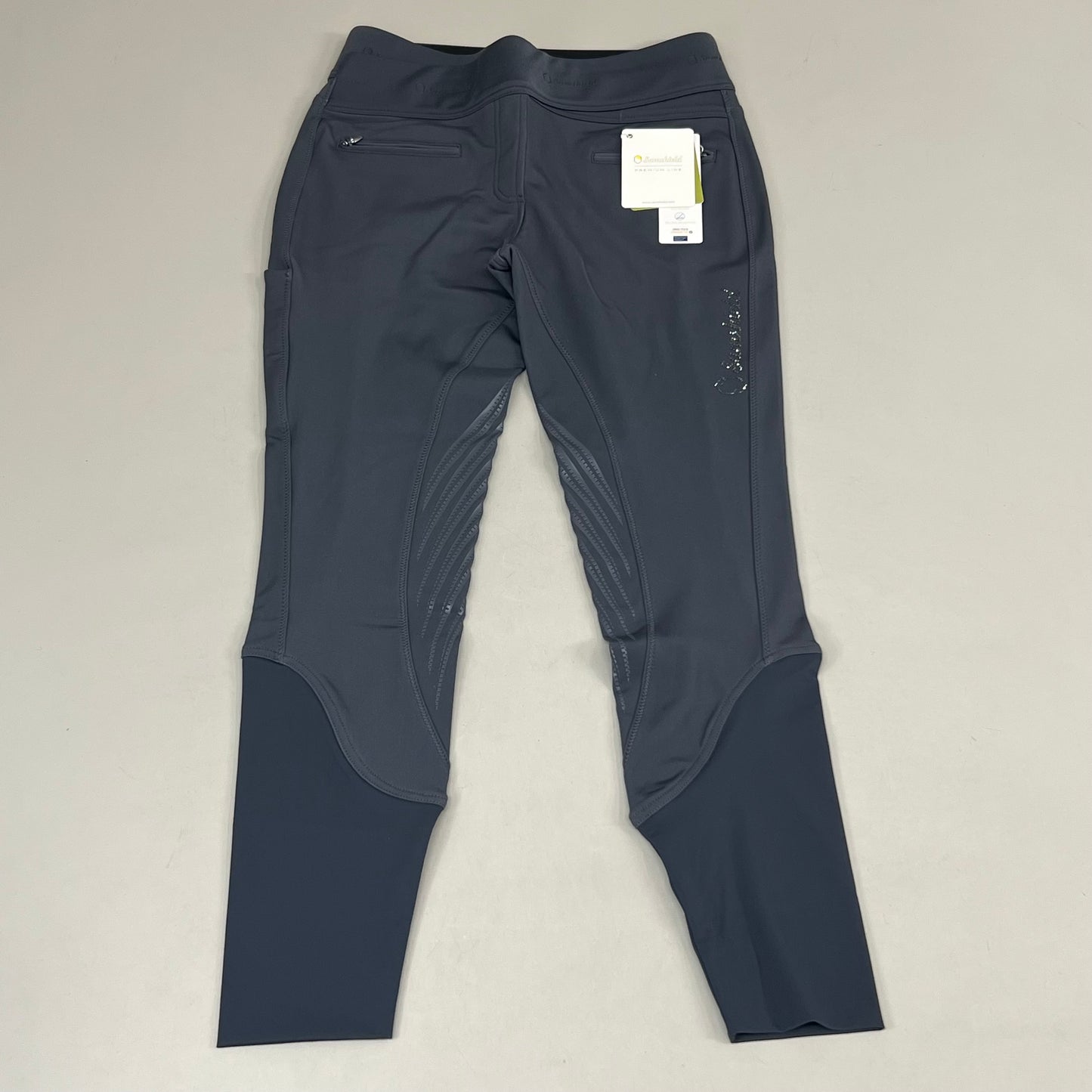 SAMSHIELD Alpha Winter Equestrian Pants Women's Sz US 26, UK 8, FR 36 Dark Shadow
