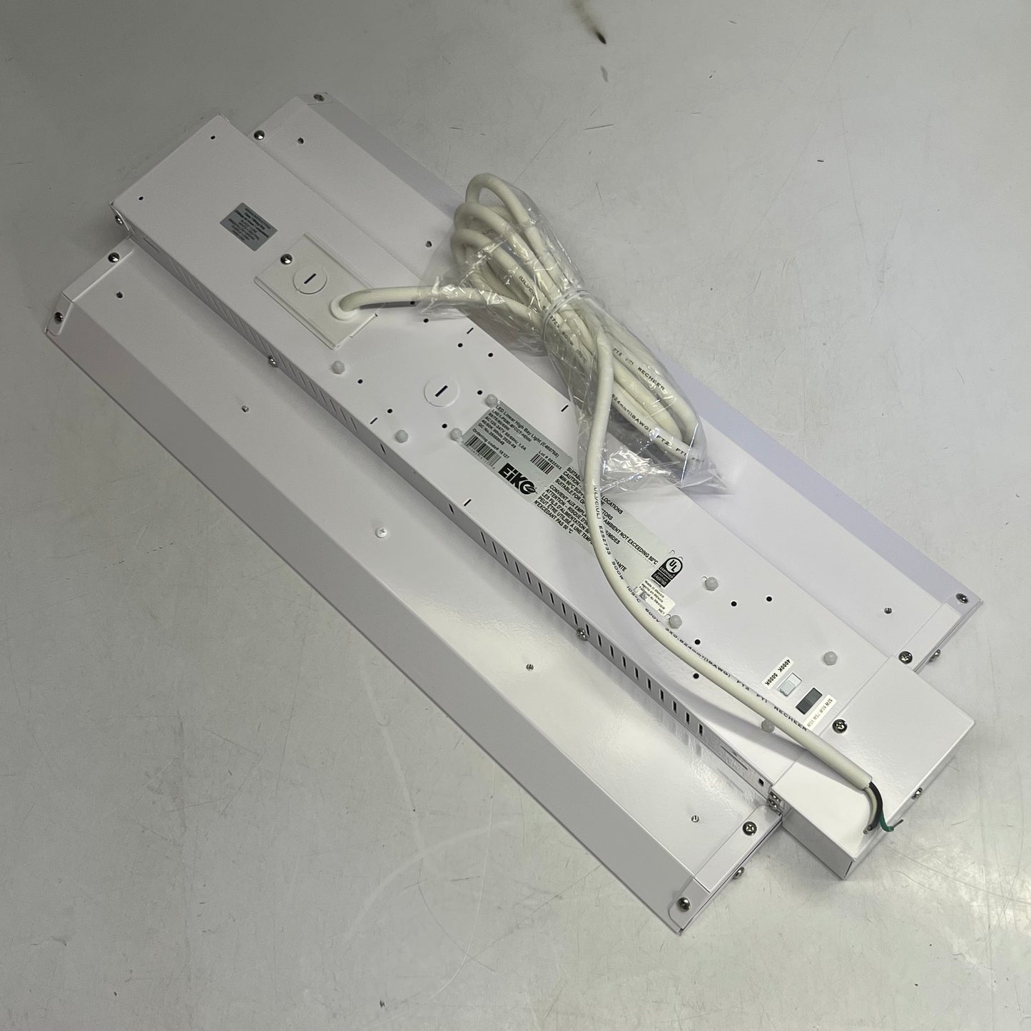 EIKO 90 Watt Linear High Bay LED Light 26.6" x 11.8" x 4.1" White LHS1-PS90-8FCCT-HDIM-VCK