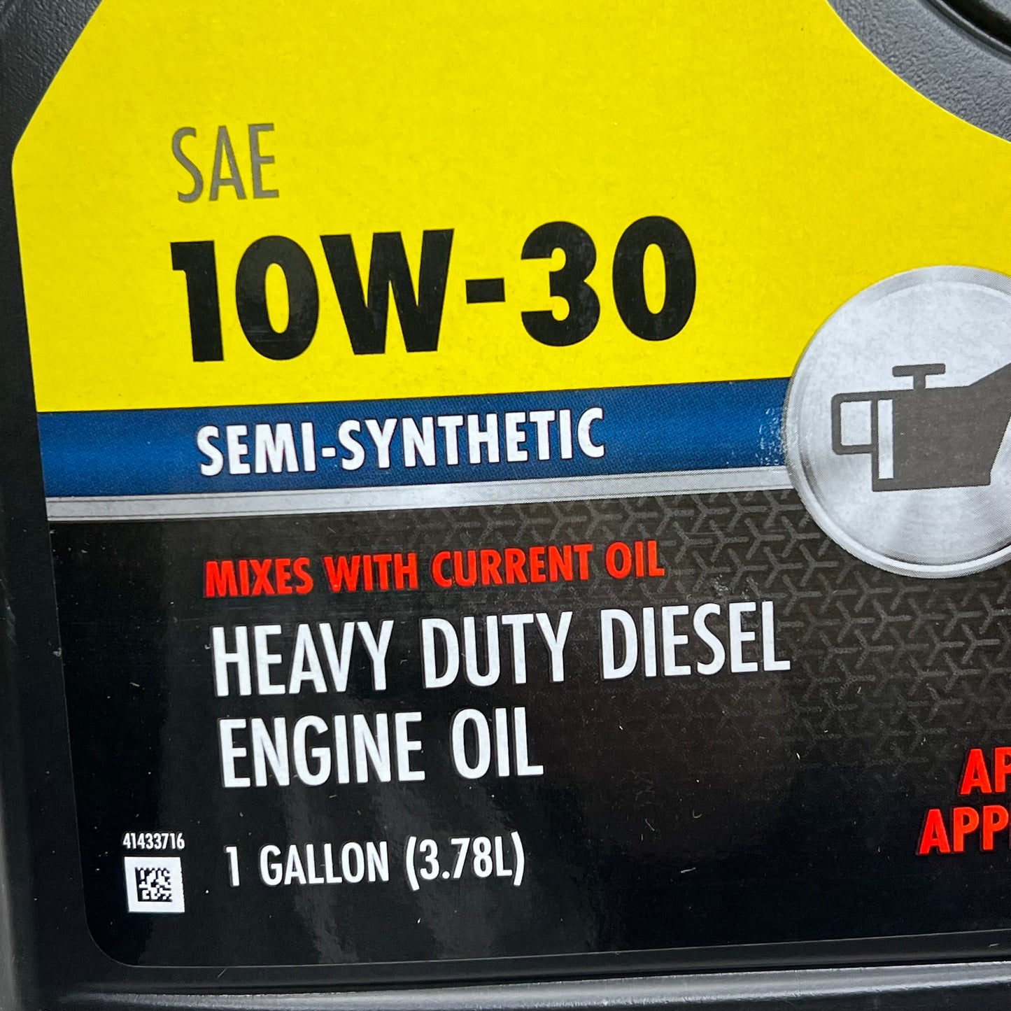 LOVES (3 PACK) SAE 10W-30 Semi-Synthetic Heavy Duty Diesel Engine oil 1 Gallon