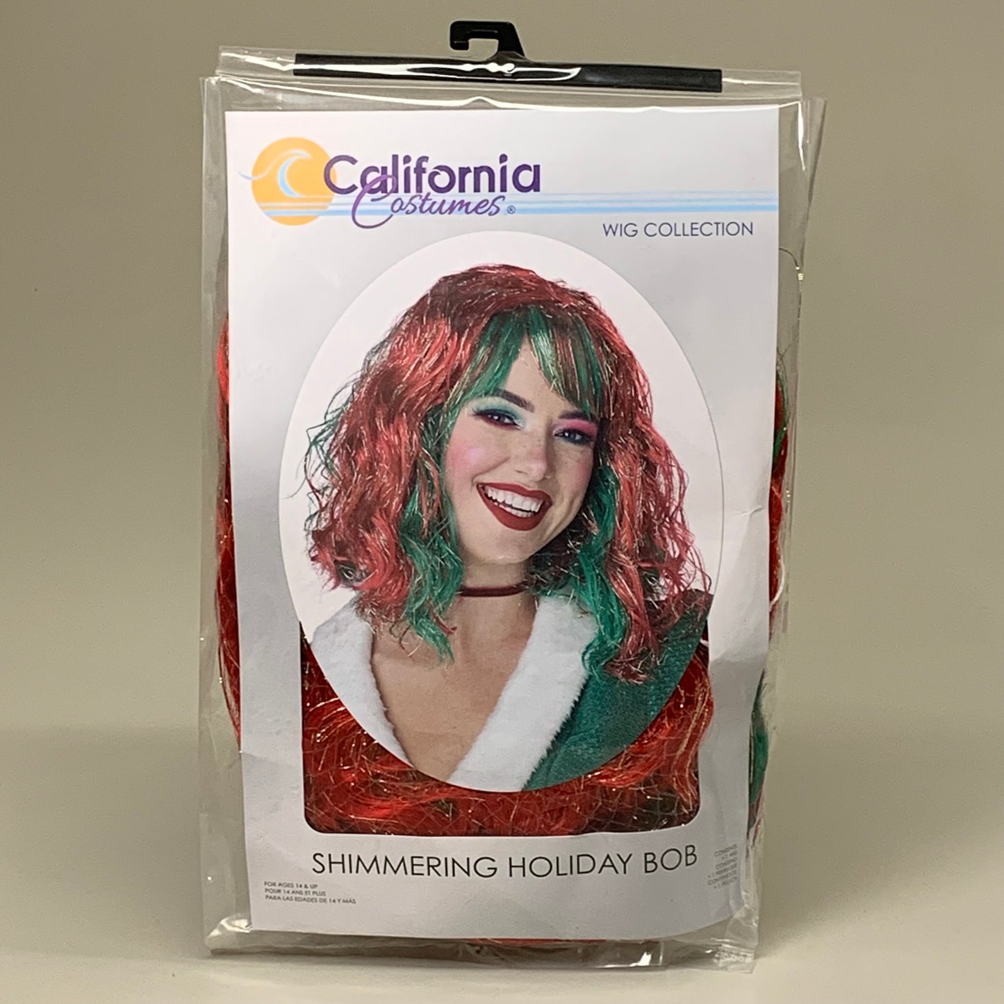 CALIFORNIA COSTUMES Women's Wig Shimmering Holiday Bob Ages 14+ 7024-047