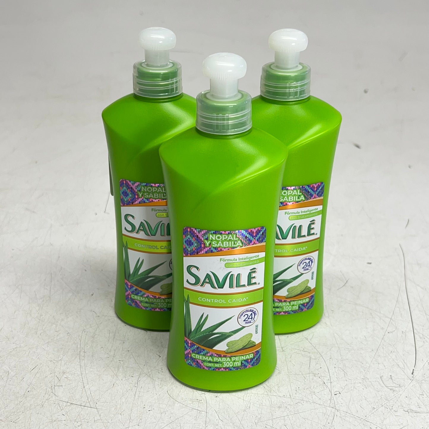 ZA@ SAVILE (3 PACK) Hair Styling Cream Crema Para Peinar Control Cadia Nopal 300 ML 07506306221390