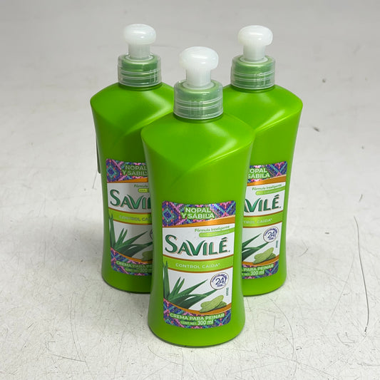 ZA@ SAVILE (3 PACK) Hair Styling Cream Crema Para Peinar Control Cadia Nopal 300 ML 07506306221390
