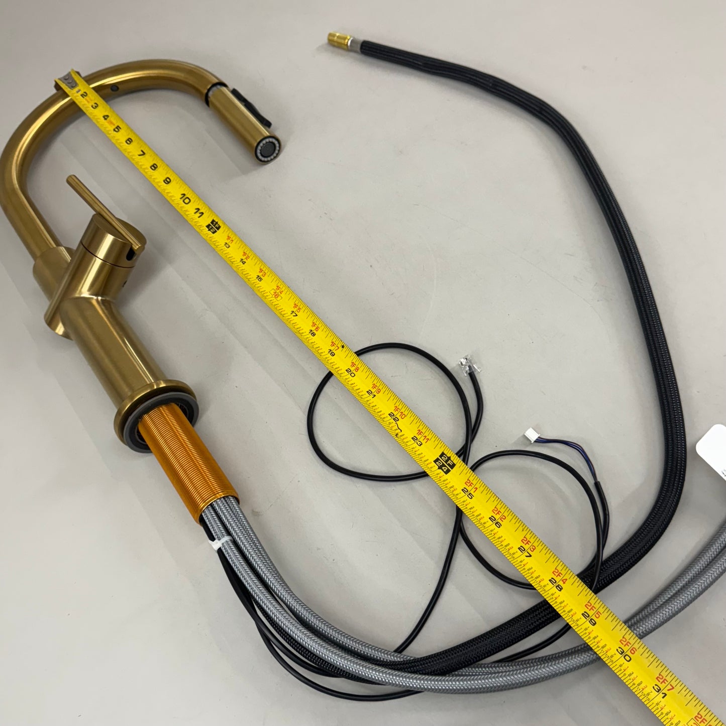 KOHLER Crue Touchless Pulldown Kitchen Faucet Vibrant Brushed Moderne Brass 22974-2MB