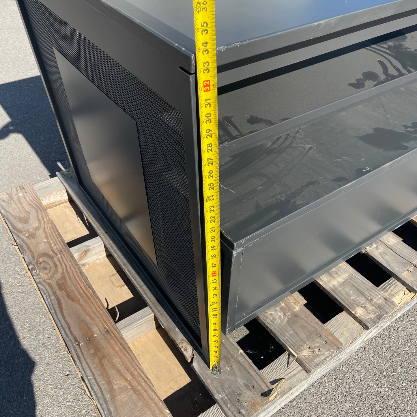ZA@ UNBRANDED Roll Out Metal Shelving/Tables (AS-IS)