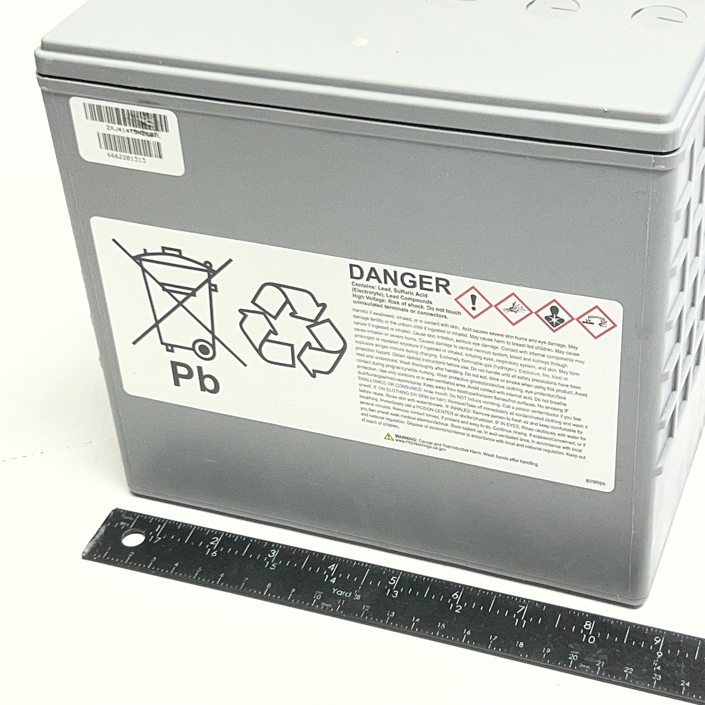 ZA@ ENERSYS DataSafe Battery 12V, 205W 12HX205-FR G