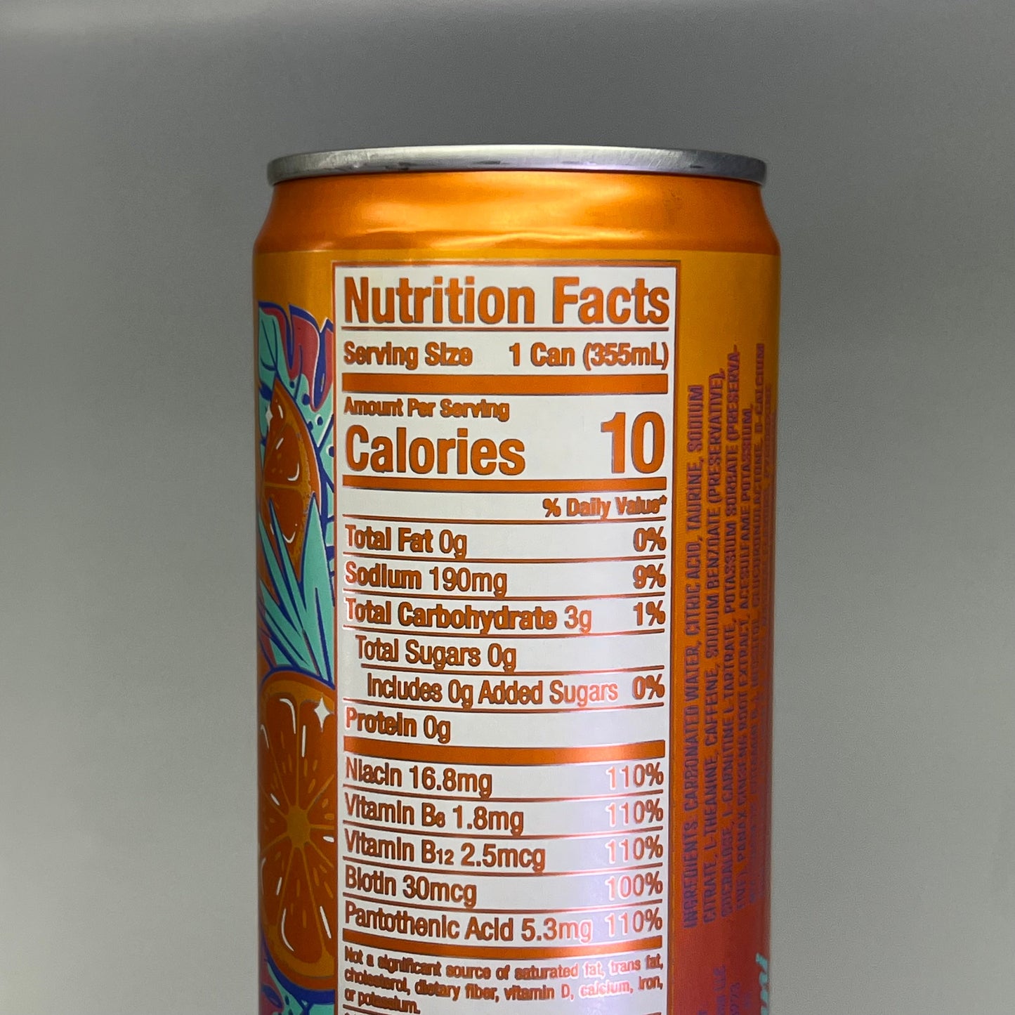 ZA@ ALANI (24 PACK) Sugar Free Orange Kiss Energy Drink 200mg Caffeine 12 fl oz BB 11/26 G