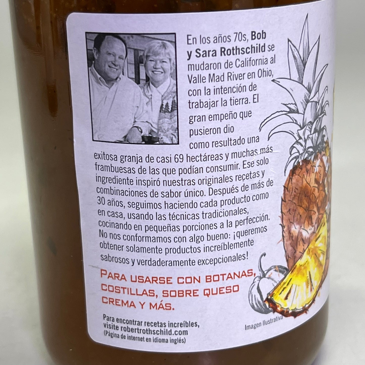 ZA@ ROBERT ROTHSCHILD (2 PACK, 36oz Each) Roasted Pineapple & Finishing Sauce BB 09/26 E