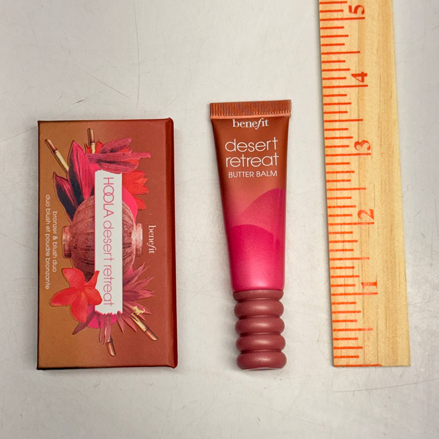 ZA@ BENEFIT Desert Retreat Set Bronzer & Blush 2.5 G, Butter Balm 0.33 Fl Oz  Desert Bronze B