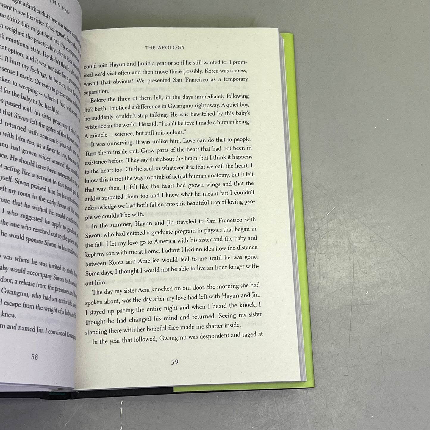 THE APOLOGY About A South Korean Matriarch Hardcover Book By Jimin Han