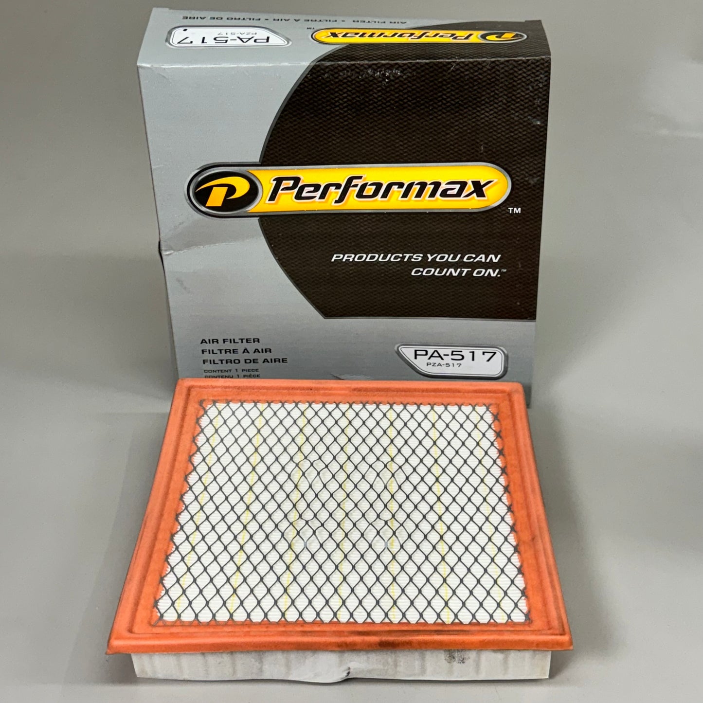 ZA@ PERFORMAX (3 PACK) Air Filter Meets Fit Form & Function 10.5" x 10" Damaged Packaging