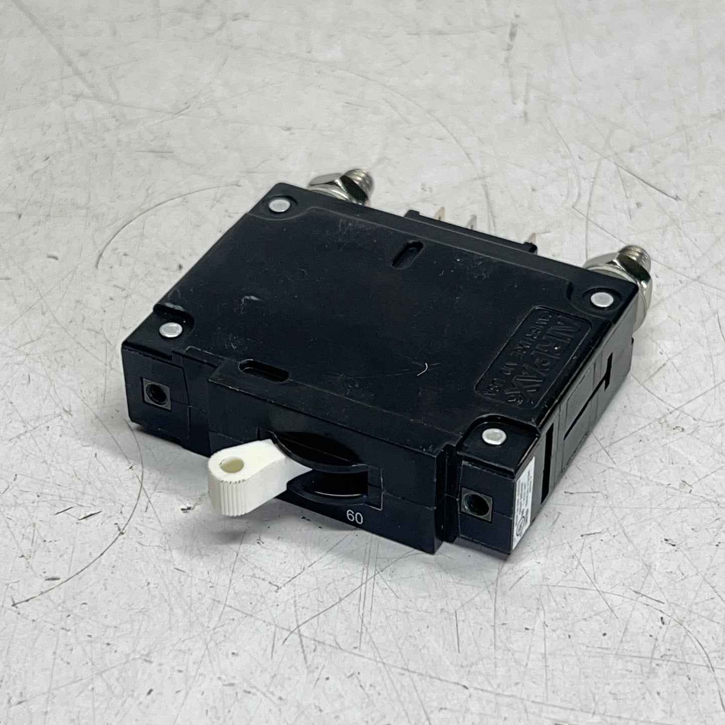 AIRPAX Circuit Breaker Lever 1 Pole Panel Mount 80 VDC 50A LELK1-1RS4-30452-50