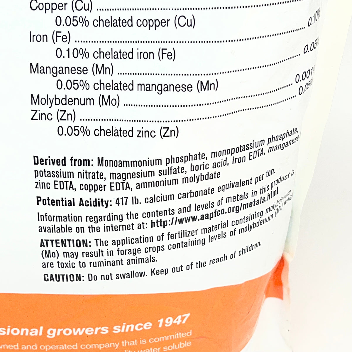 JACKS 10-30-20 Classic Blossom Booster Water Soluble Fertilizer 10 LBS Blue