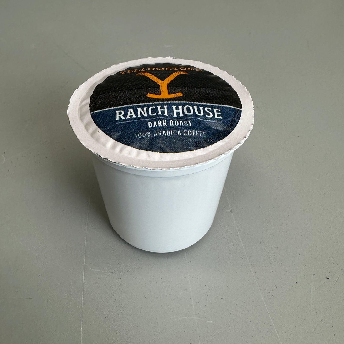 YELLOWSTONE Ranch House Dark Roast Coffee (6 PACK) .37oz Cups MP-69200-02 BB 6/26