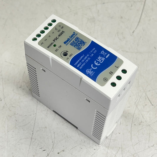 ALTECH CORP Power Supply Single Phase Din Rail Mount 5VDC 40W 0.6A PSC-4005