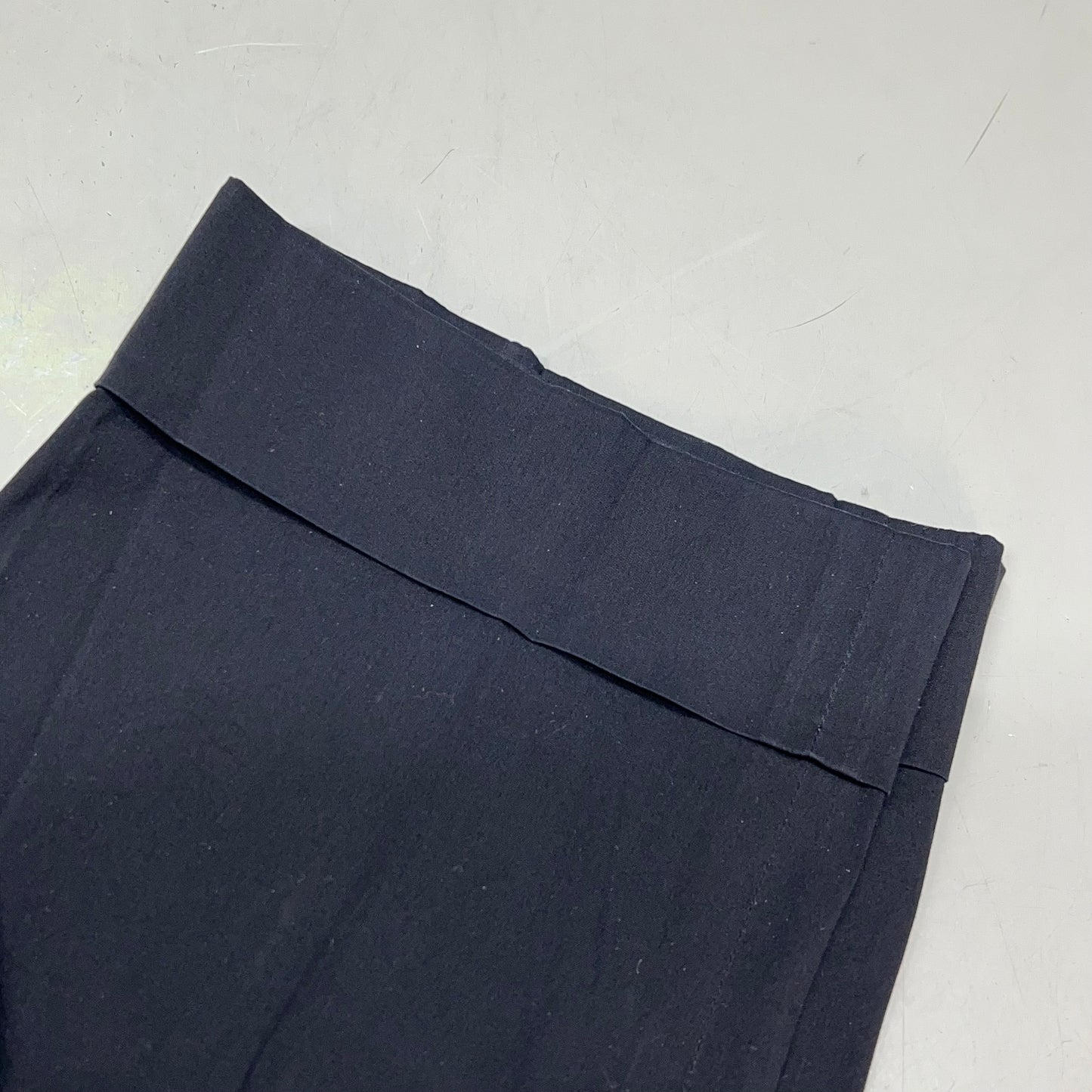 PRADA Milano Pants 78% Cotton 10% Nylon 3% Elastane Sz 46 Black