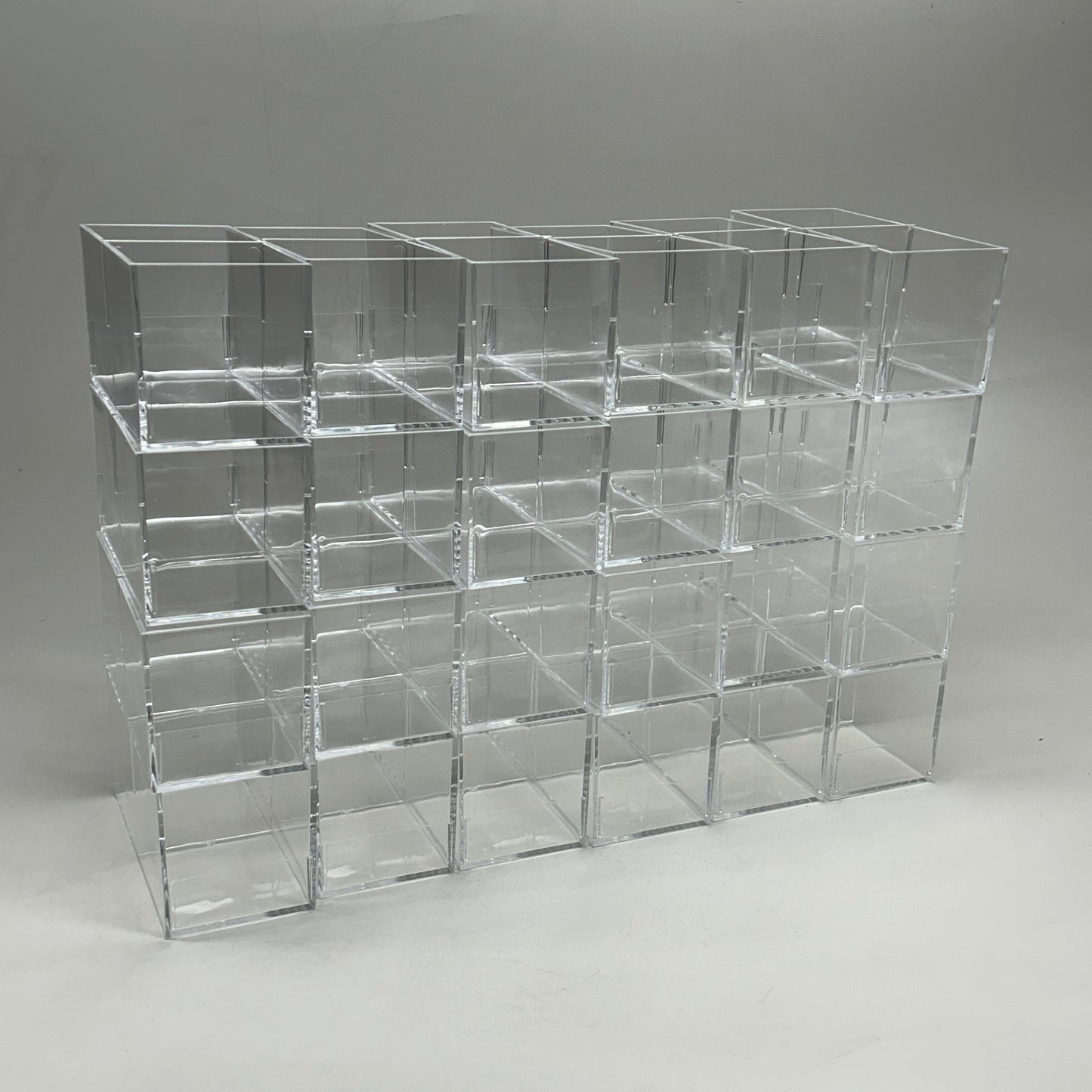 SIFFRON (24 PACK) ULTA Beauty Fixture Feature Shelf Container Clear 7809138584 (New)