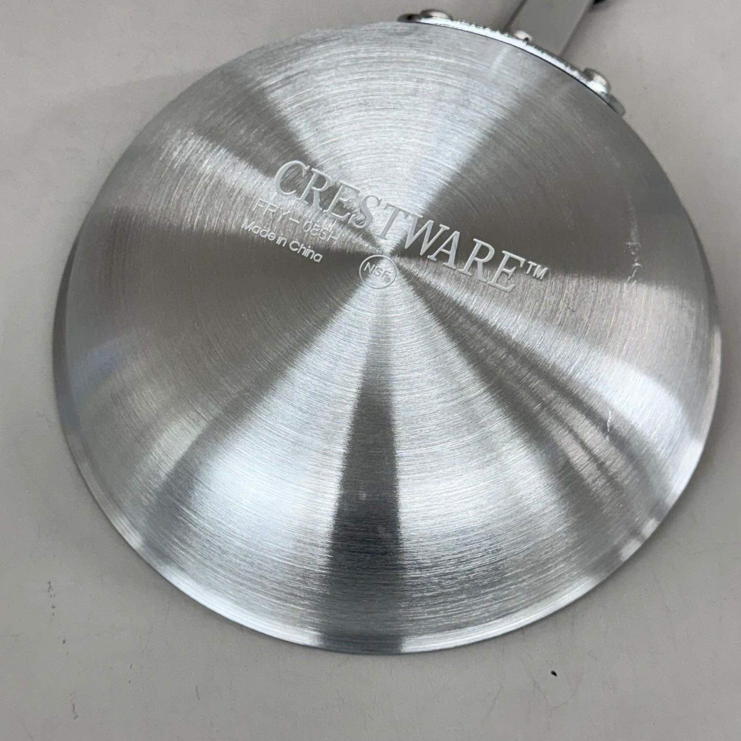 CRESTWARE (2 PACK) Teflon Xtra Non-Stick Coating Fry Pan Black/Chrome FRY08SH