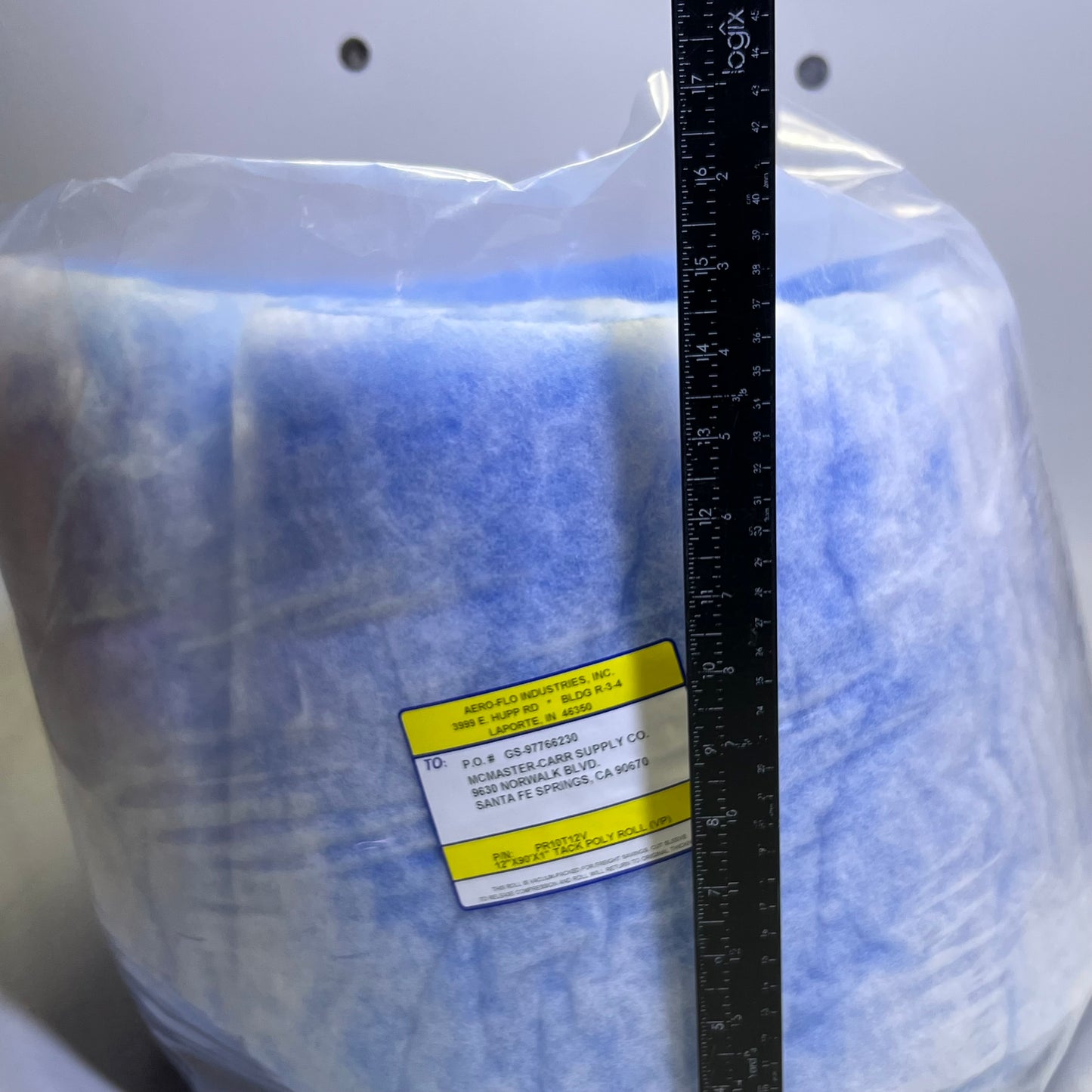 AERO FLO Air Filter Rolls Sz 12" x 90" x 1" GS-97766230