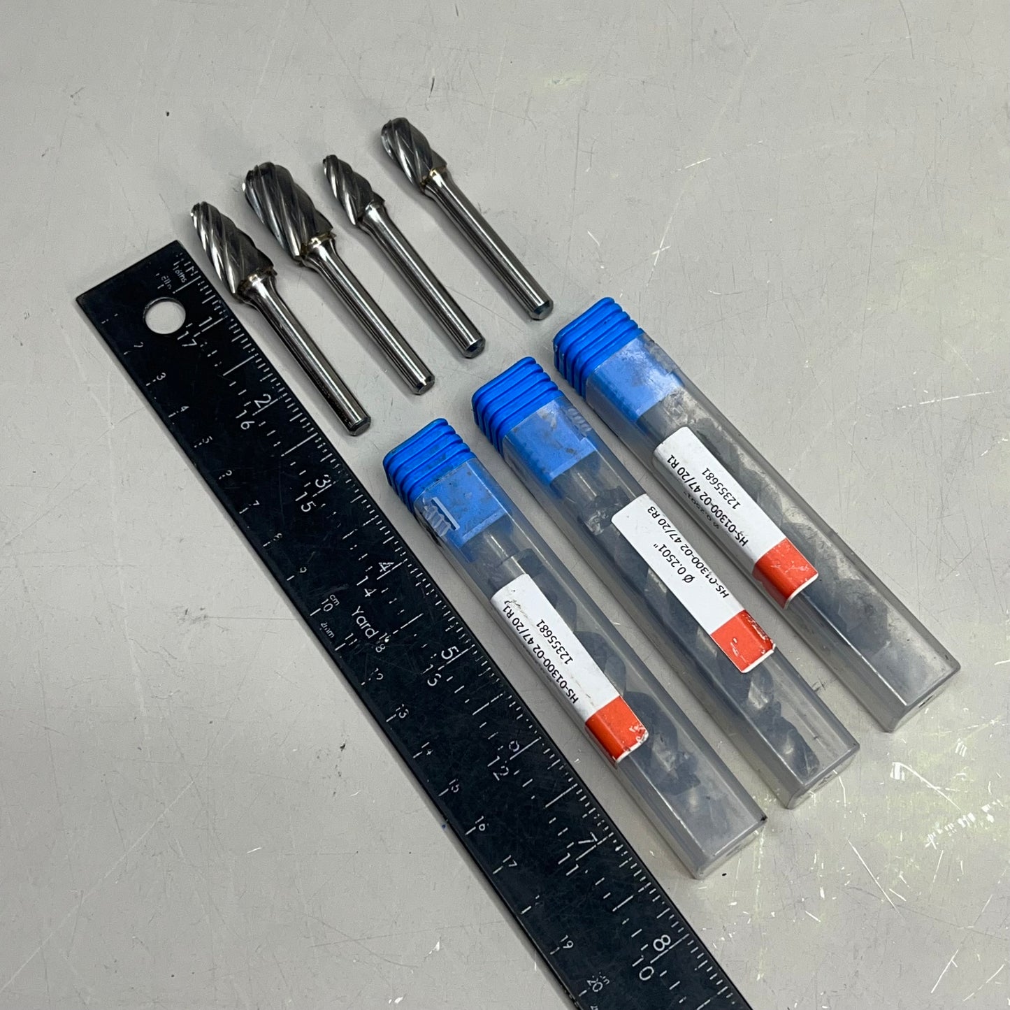 (LOT OF 15) Assorted Heavy Duty Drill Bits HS-01300-04 HS-01300-02 HS-01300-03