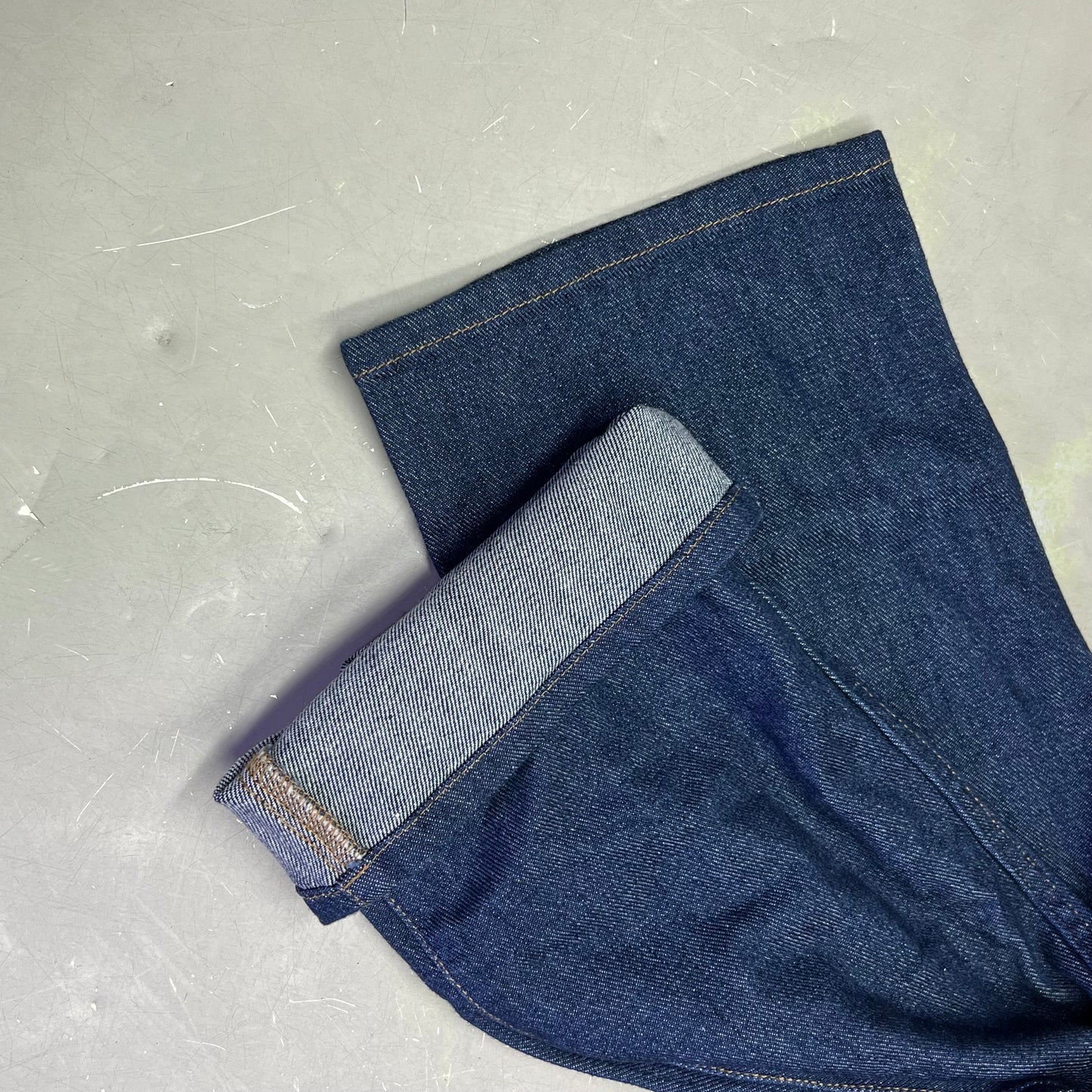 7 FOR ALL MANKIND Soft Denim Zip Up Jumper Womens Sz M Dark Blue AU7190865A WLSR