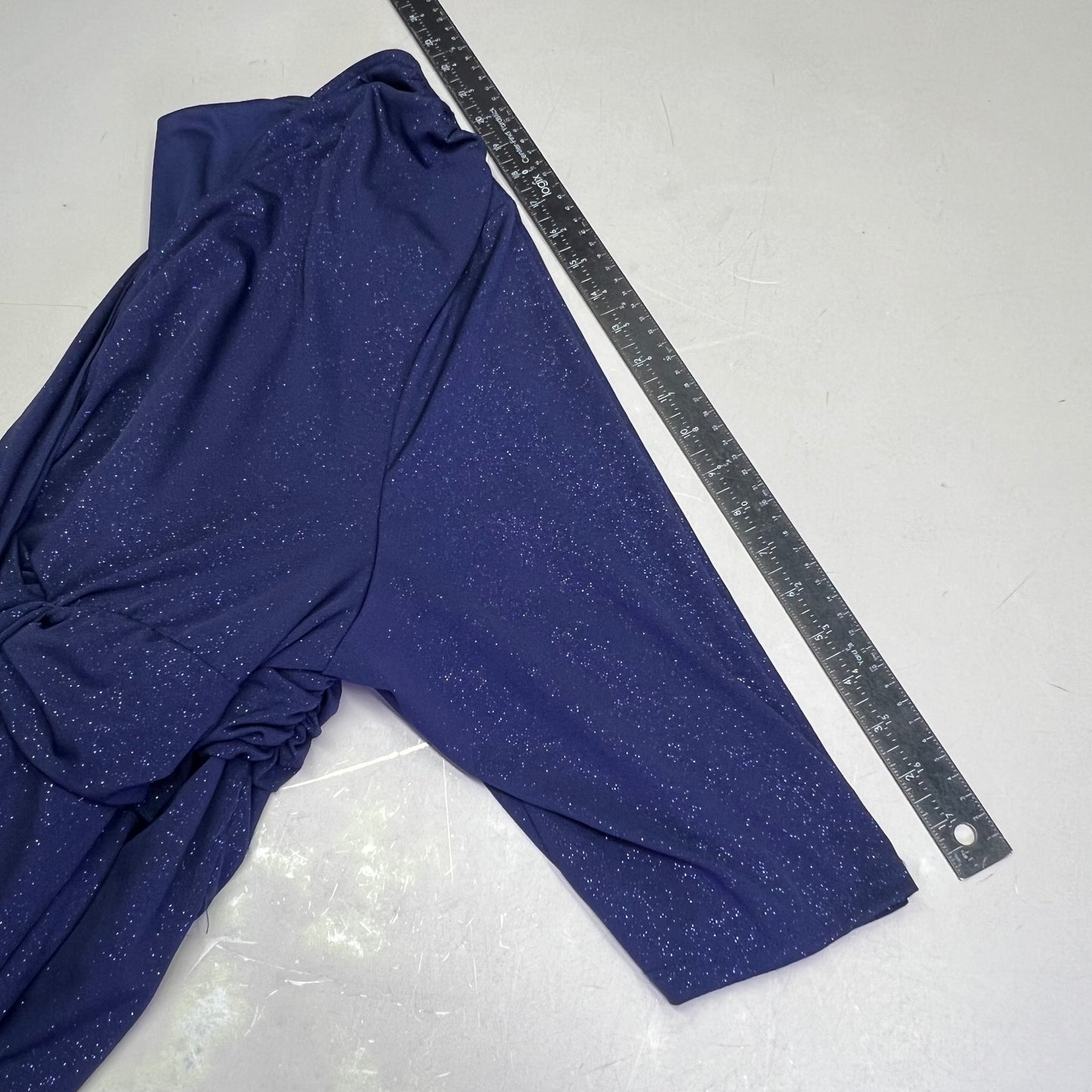 KIYONNA Romanced By Moonlight Gown Women's Sz 4X 26-28 Sparkle Blue (Pre-Owned)