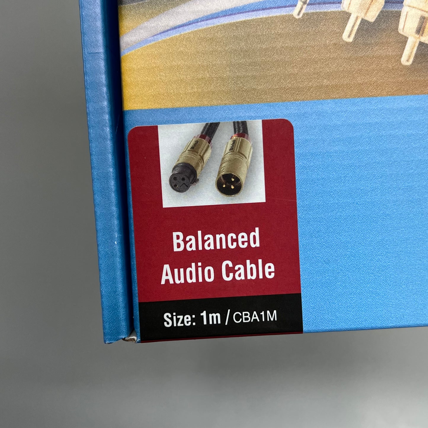 MCINTOSH Balanced Audio Cable 2-Conductor Twisted-Pair Design 1 Meter CBA1M