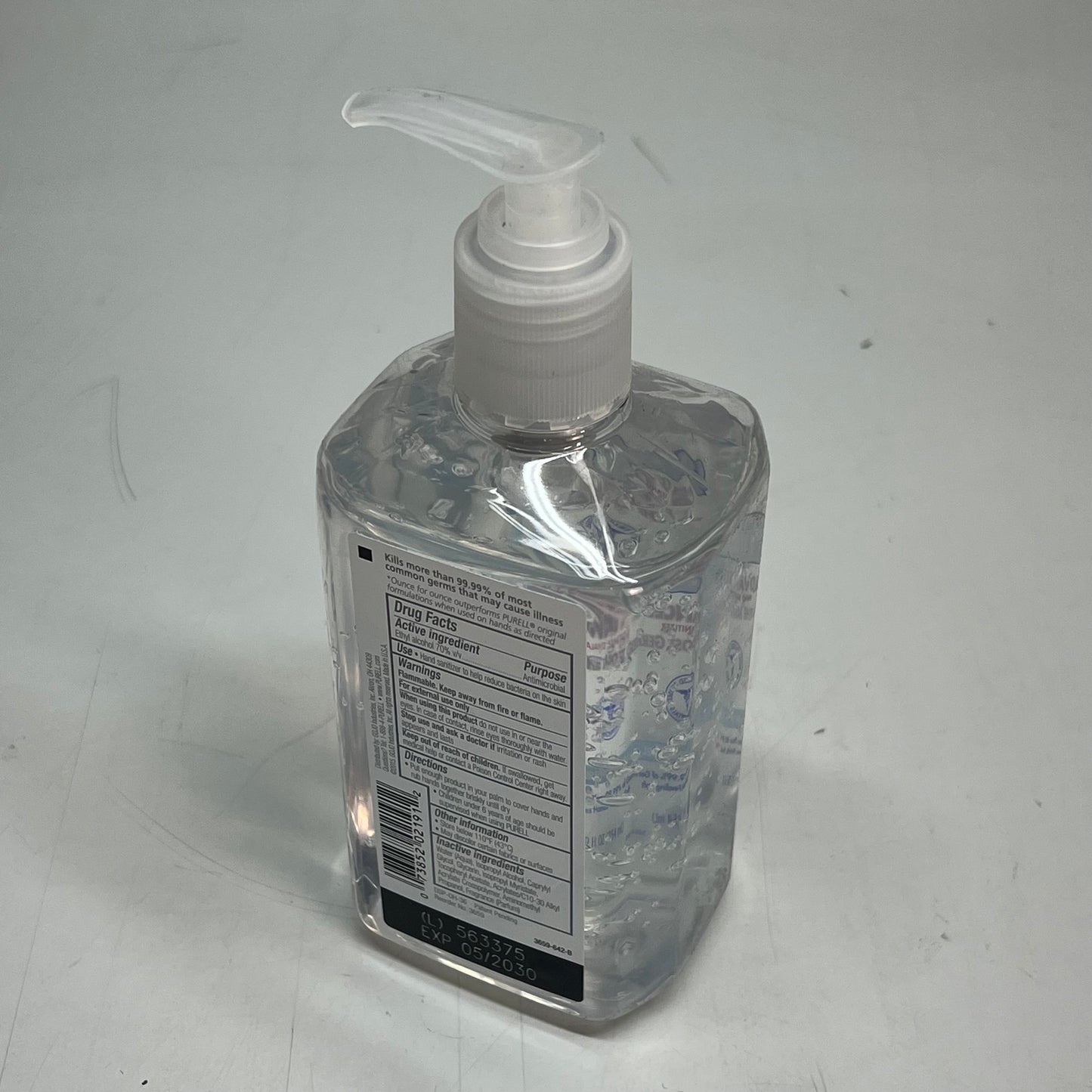 PURELL (10 PACK) Advanced Refreshing Sanitizing Gel Pump Bottle 12 Fl Oz Clear